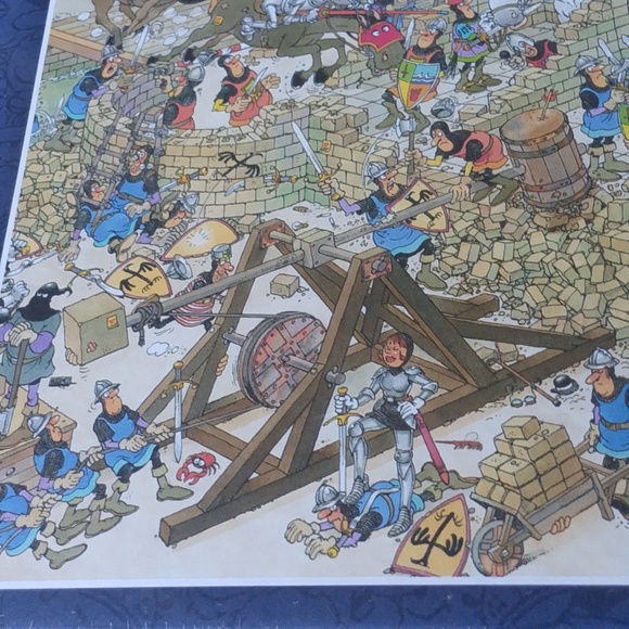 Rare NWT Jan Van Haasteren Castle Conflicts Puzzle - Picture 6 of 8